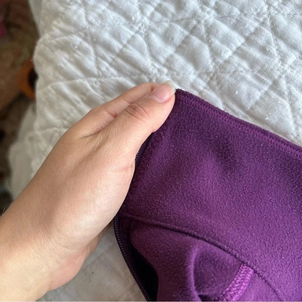 Lululemon First Mile 1/2 Half Zip Darkest Magenta Pullover sweater top